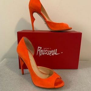 Jerome C Rousseau Bryant heels Poppy suede